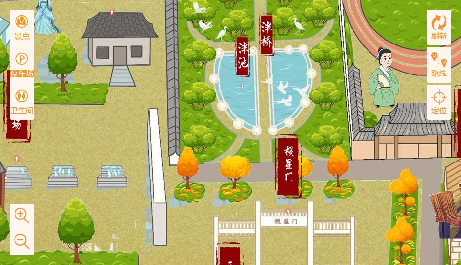 长兴手绘地图景区语音讲解导览系统：智慧景区建设的基石