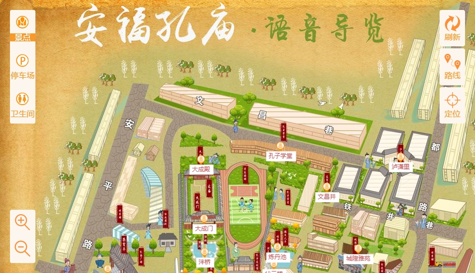 长兴手绘地图：智慧景区智能化服务的延伸